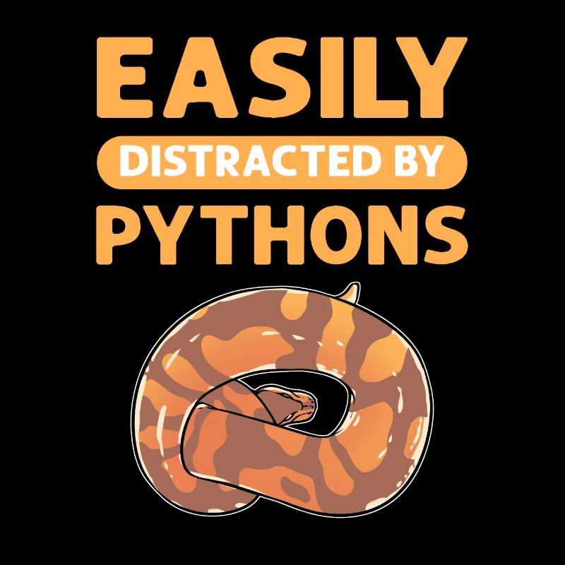 Leicht Ablenkbar Durch Pythons. Königliche