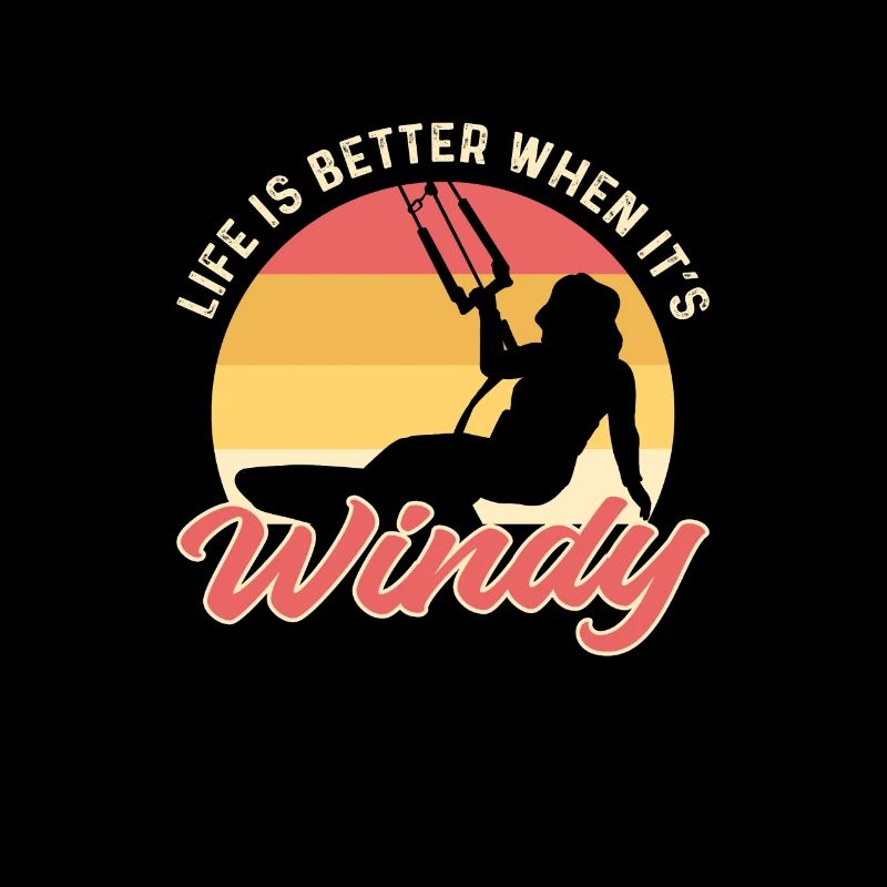 Life is better when it's windy.