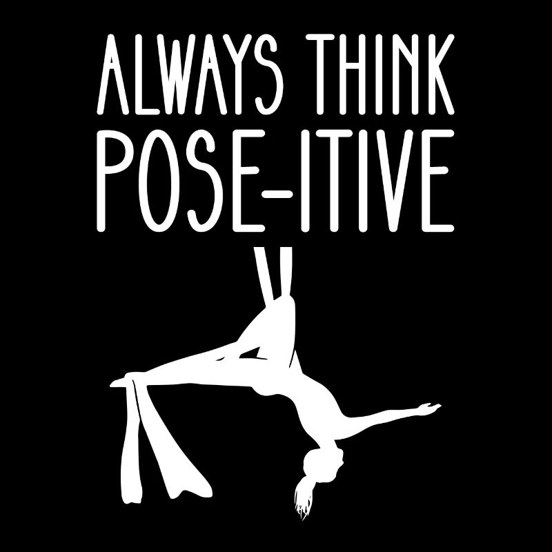 Denken Sie Immer Pose-Itive. Contortion Aerialist