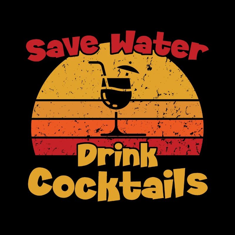 Save Water drink Cocktails / Cocktail