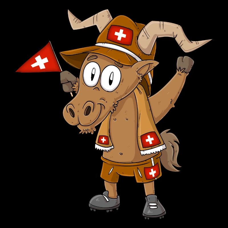 Schweizer Steinbock Fan