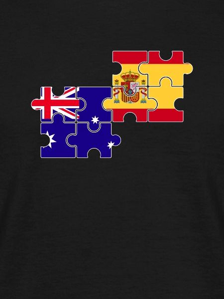 Australia Spain Flag Australian