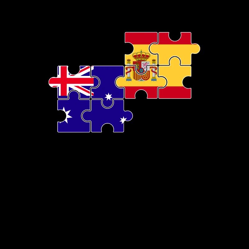 Australie Espagne Drapeau Australie