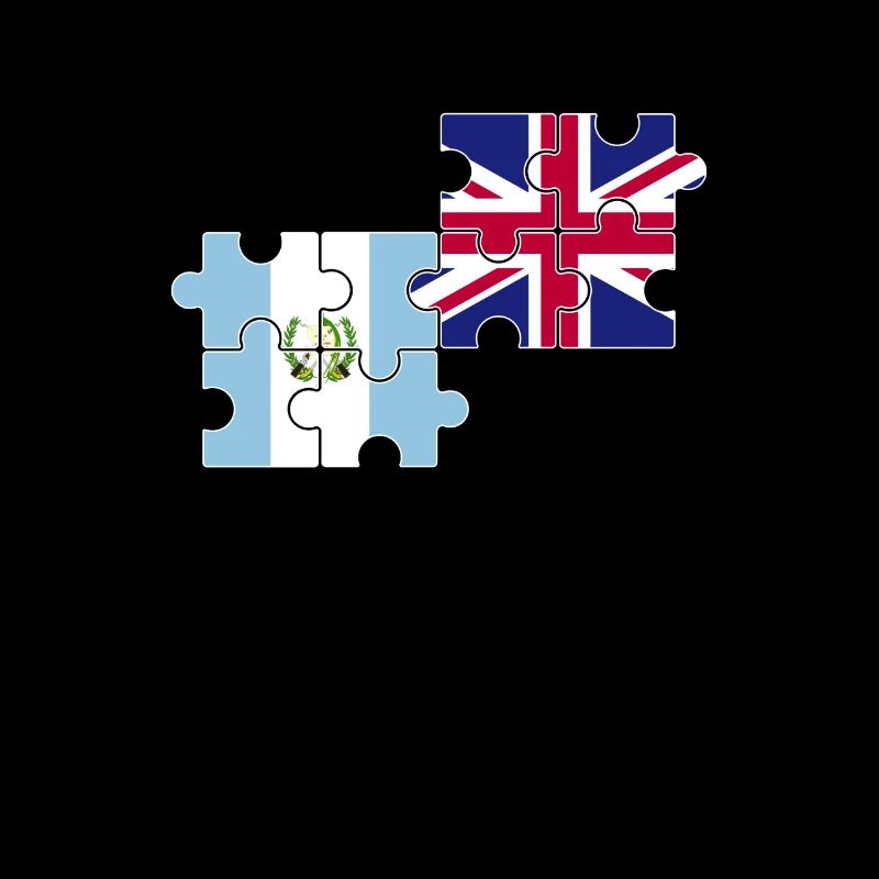 Guatemala Drapeau du Royaume-Uni Guatémaltèque britannique