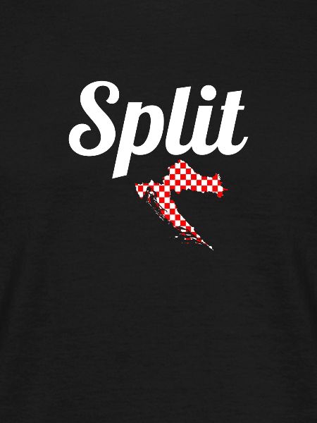 Split Kartta Kroatia Kroatian lippu Kroatian