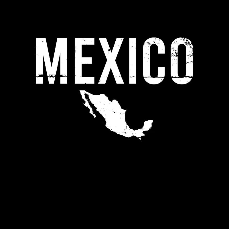 Mexico Vintage Map Mexican Mexicans