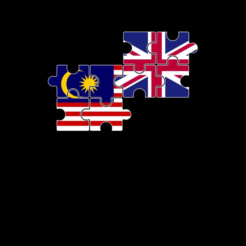 Malaisie Royaume-Uni Drapeau Malaisien britannique