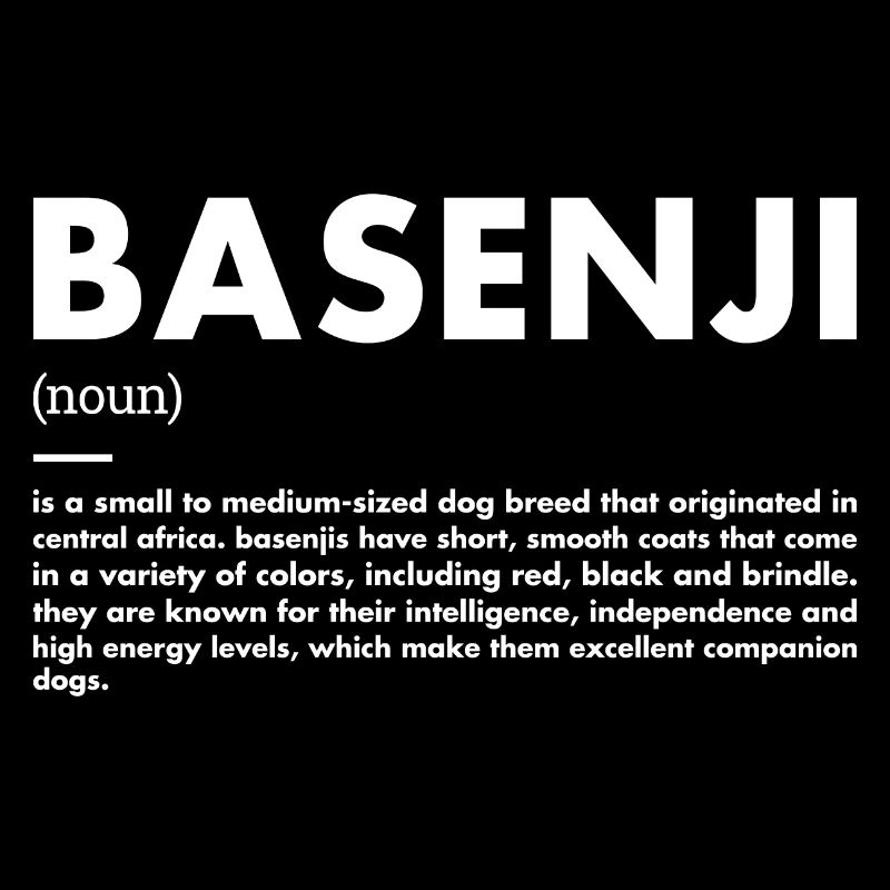 Dog Basenji Definition