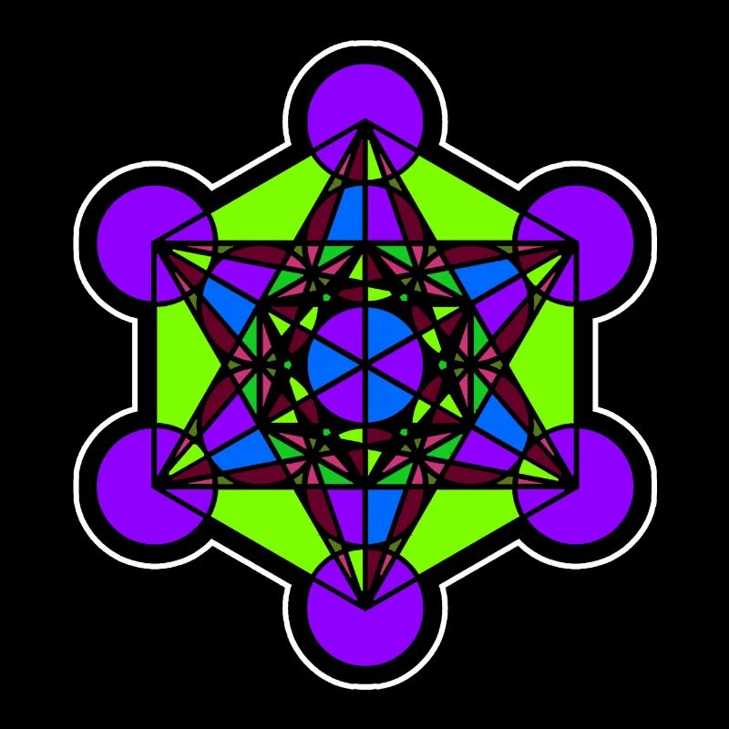 Metatron Cube - Géométrie sacrée - Goa - Cadeau