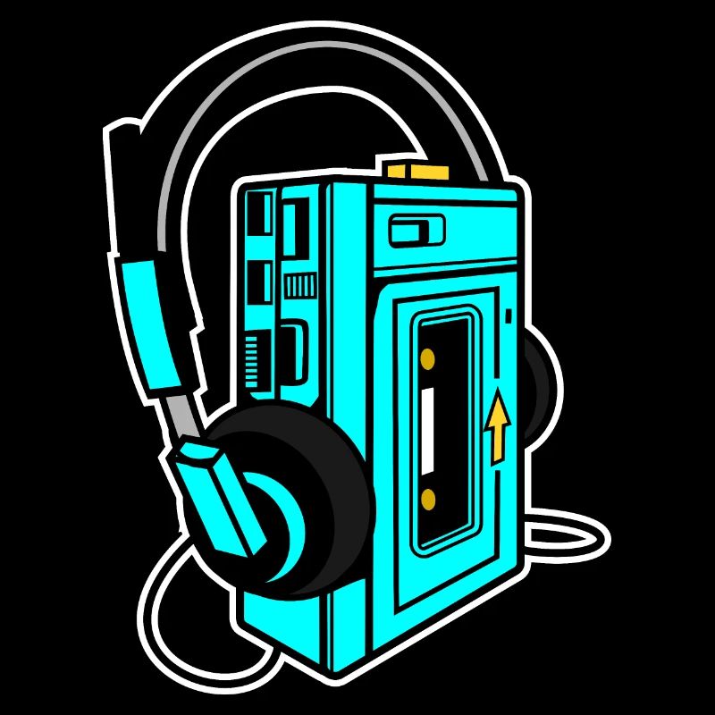 Idée de cadeau style rétro cassette Walkman