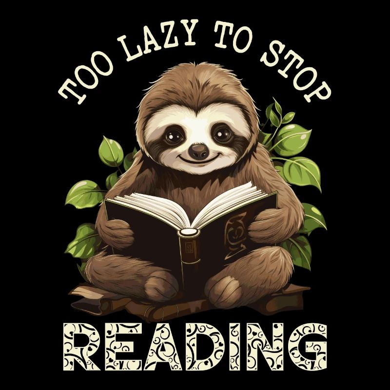 Books Reading Sloth