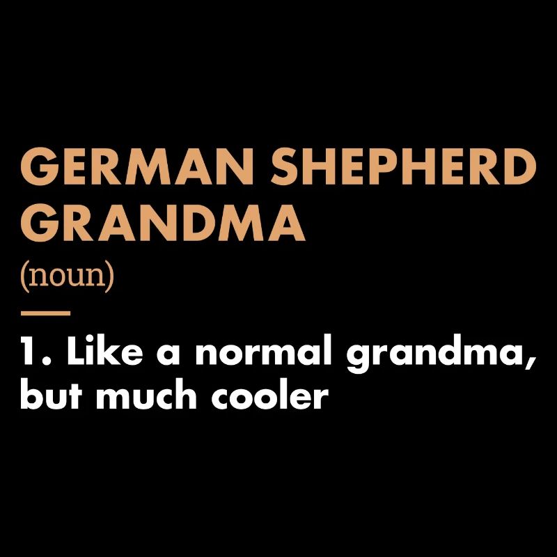 German Shepherd Grandma Definition
