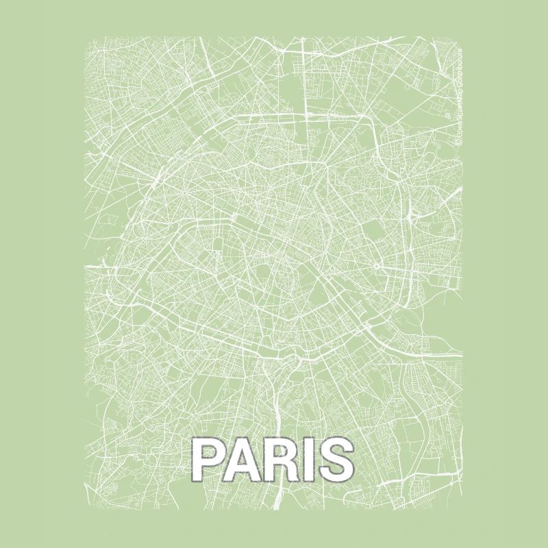 Plan de la ville de Paris et ses rues