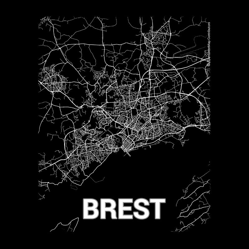 Brest city map and streets