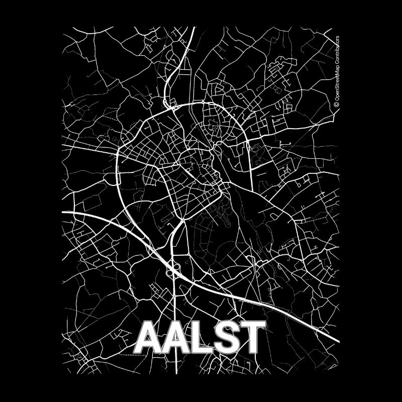Plan de la ville et rues d’Aalst