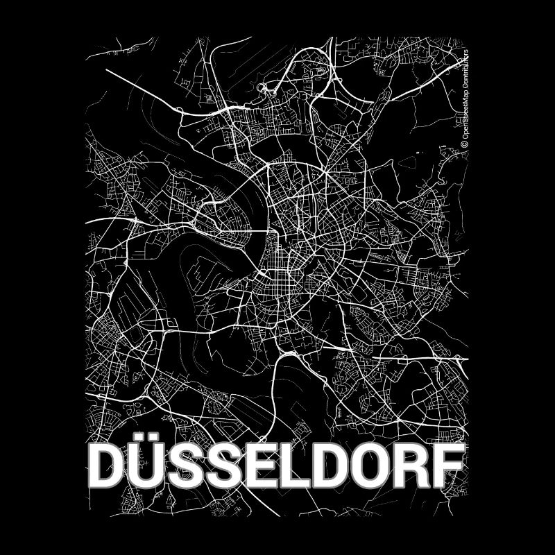 Düsseldorfer Stadtplan und Straßen