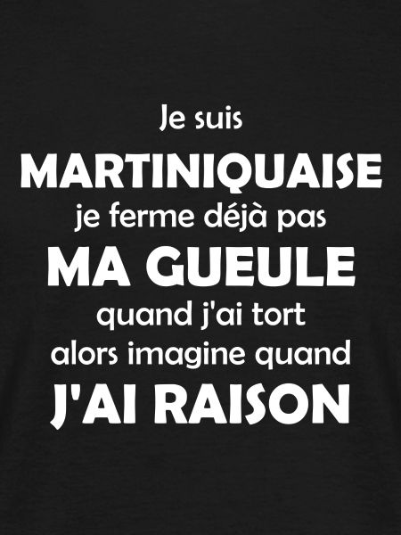 Je suis Martiniquaise