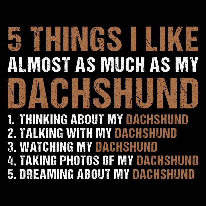 5 choses que j’aime autant que mon teckel