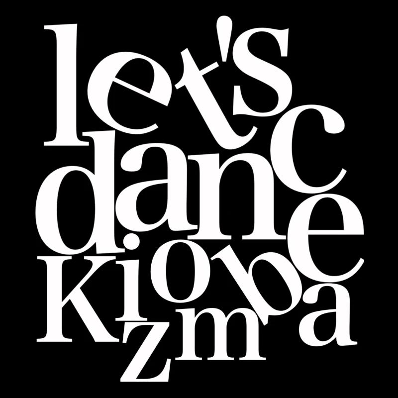 Let`s dance Kizomba - white Danceshirt