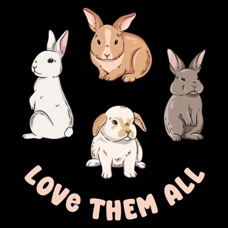Cute rabbit design for bunny owners