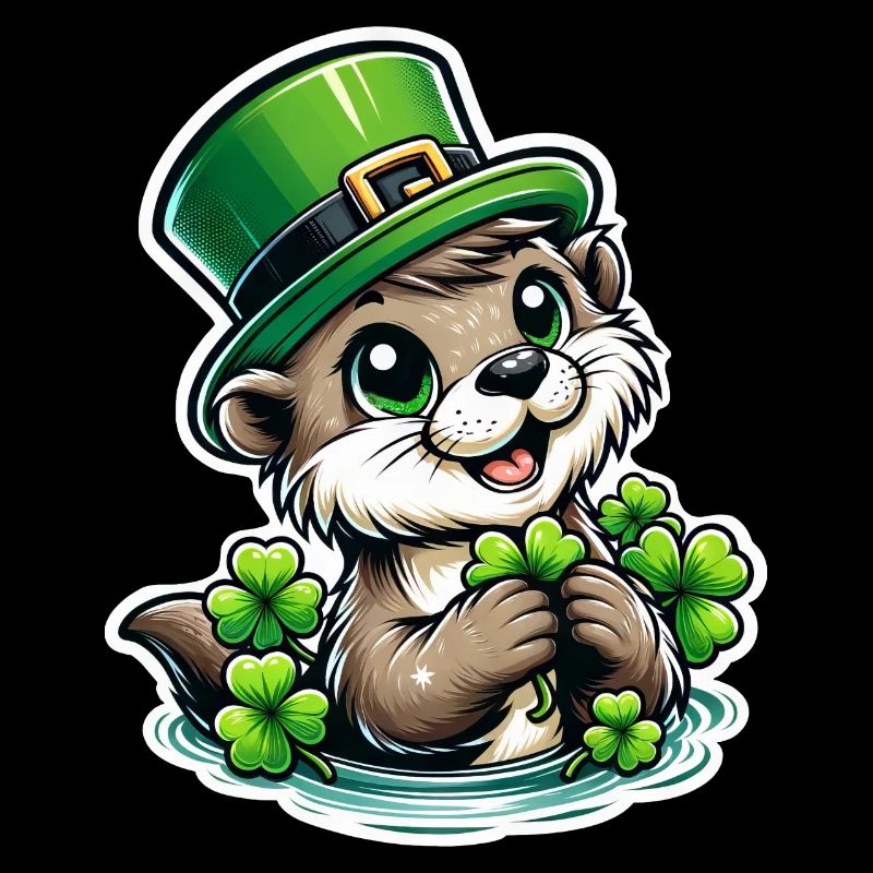 Plaisir de la loutre de la Saint-Patrick