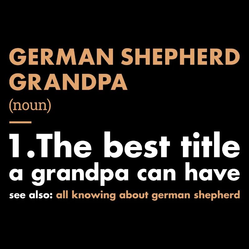 German Shepherd Grandpa Definition