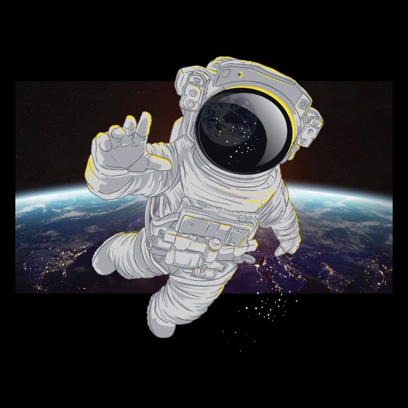Astronaute dans l’espace
