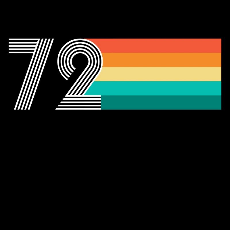 Geburtstag 72 - Vintage RETRO