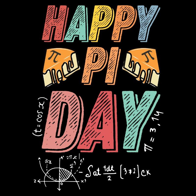 3.14 PI Day Pie Day, Pi Mathematisches Symbol