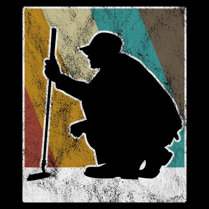 Golfschläger Golf Golfen Retro Golfer Golfspieler