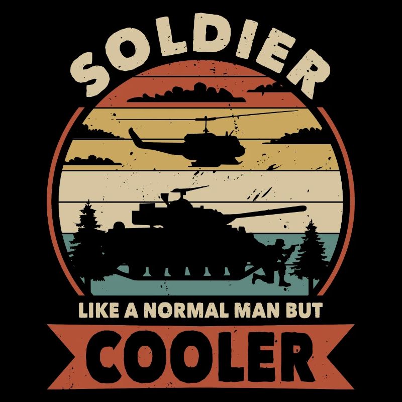 Soldat comme un homme normal mais plus cool