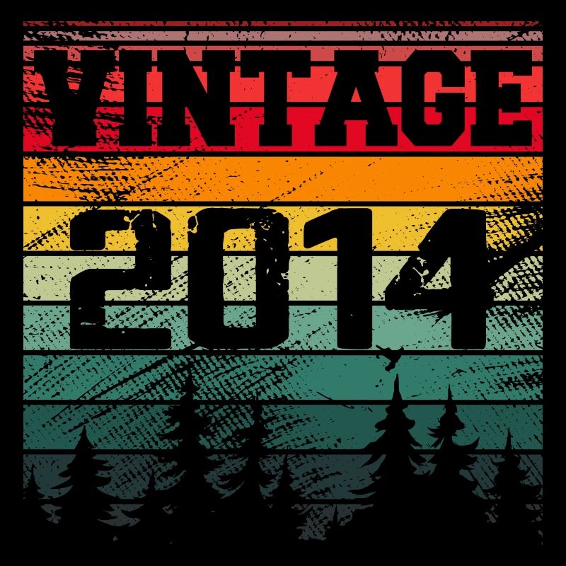 2014 Vintage Geburtstagsgeschenk 2014 Retro