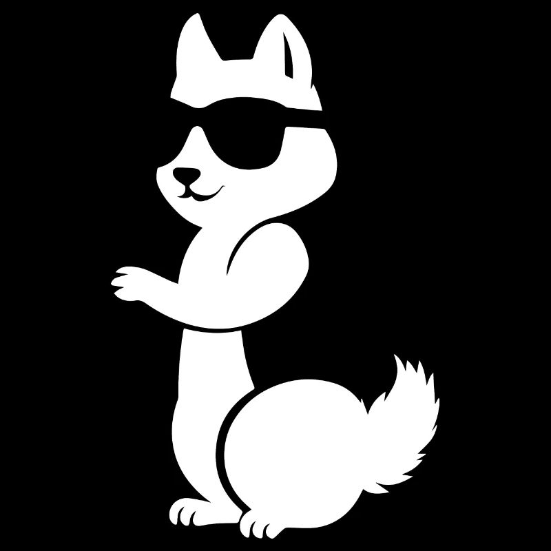 Funny Squirrel Wearing Sunglasses Squirrels