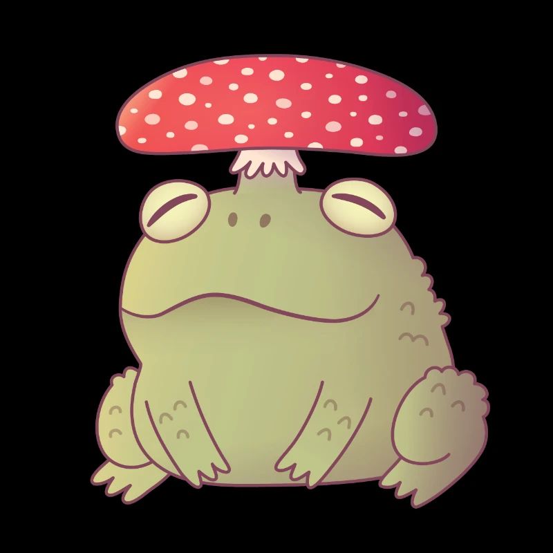 Cute Toadstool Toad Doodle