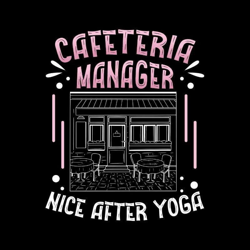Cafeterialeiter Lustiges Cafeteria-Management Nett