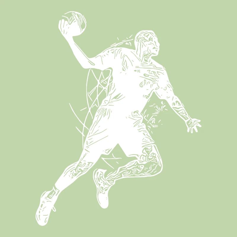 Hobby Handball Player in Throwing Training