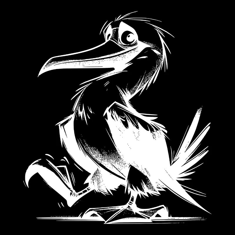 Drôle d’enfants Bluefoot Booby Dessin
