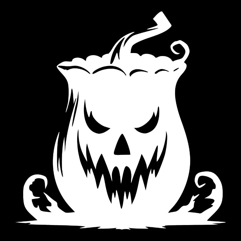 Magic pumpkin lantern with a cheeky grin