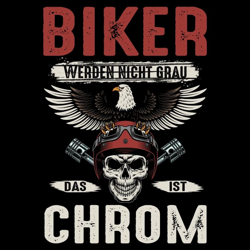 Biker Motorradfahrer Chrom