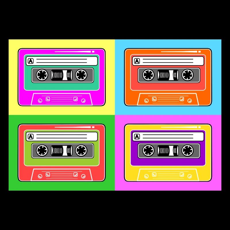 Kassette Pop-Art Tape