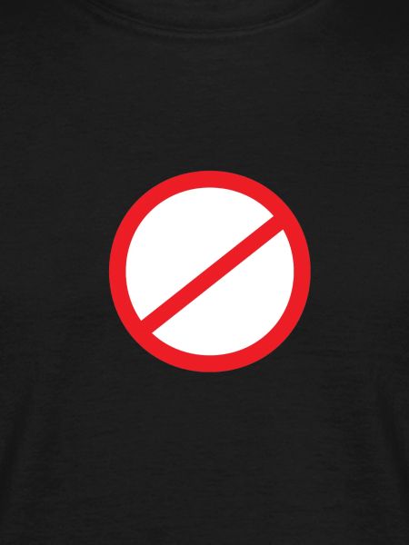 Verbotenes Symbol Muster