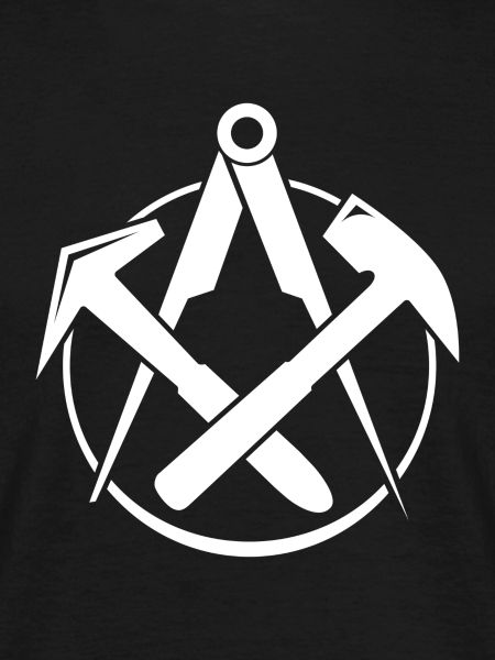 Dachdecker-Logo - Weiss