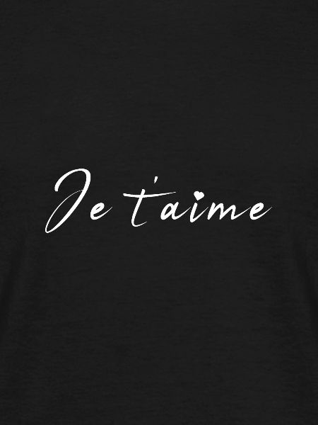 Je t'aime Script Romance