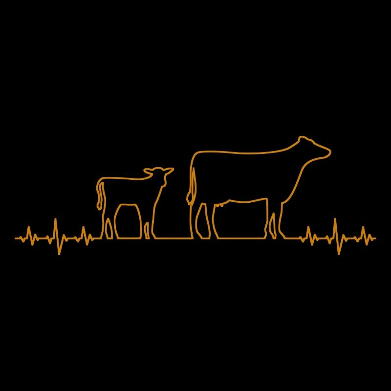 Taureau de veau vache