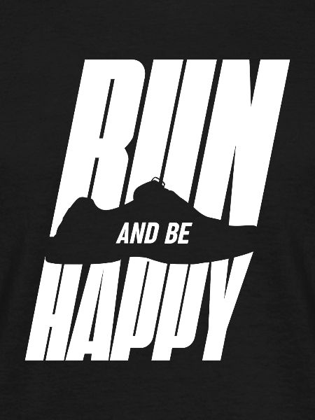 Running happily