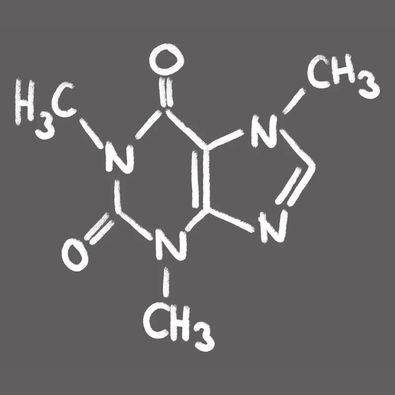 Caffeine Chalk Molecule