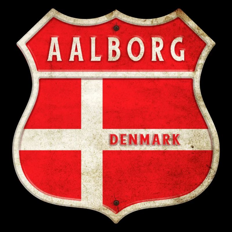 Aalborg Danemark Armoiries Drapeaux Design