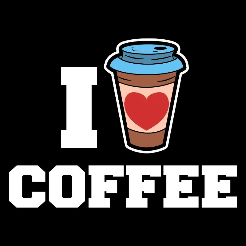 J’adore boire du café déclaration des amateurs de café