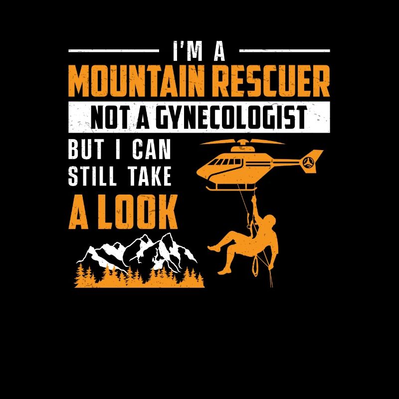 Ich bin ein Bergretter Suchteam Mountain Rescue