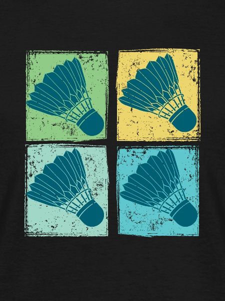 Badminton Shuttlecocks Pop Art
